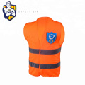 Beautiful design security safety black reflective vest for construction